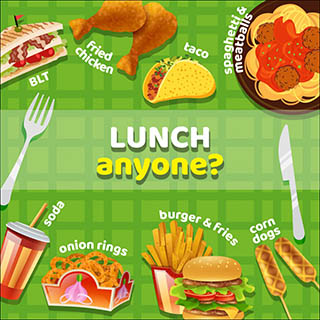 Parla come mangi! Lunch, il pranzo