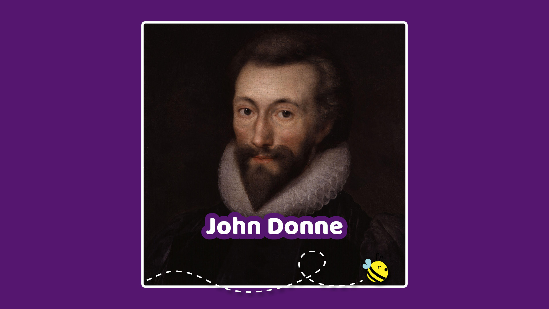 Ritratto di John Donne, copia del tardo diciassettesimo secolo dell'opera originale di Isaac Oliver del 1616