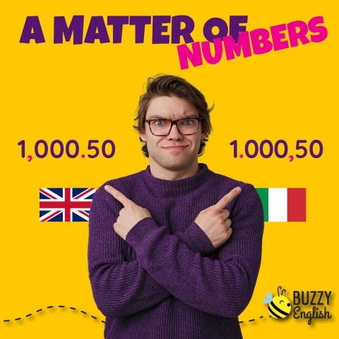 Come si scrivono le migliaia e i decimali in inglese
