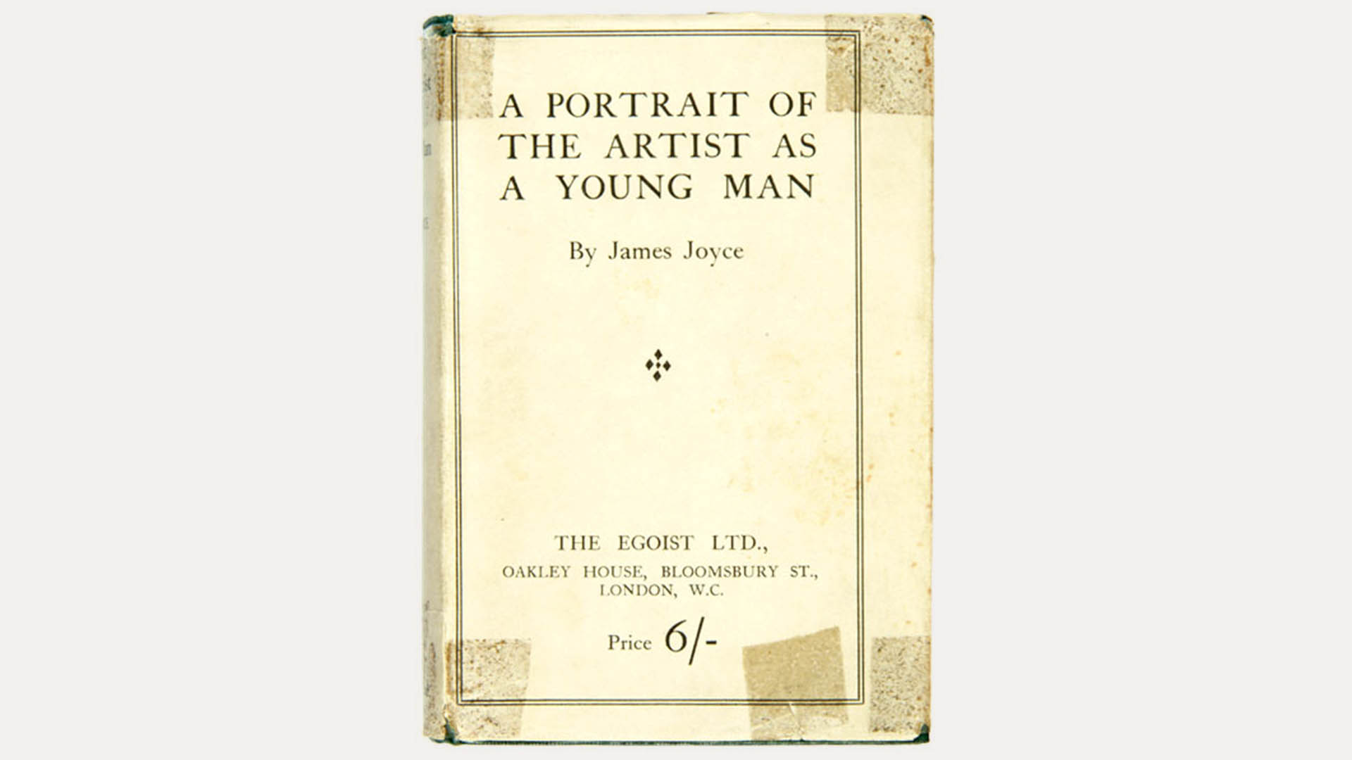 Copertina prima edizione inglese dell'opera 