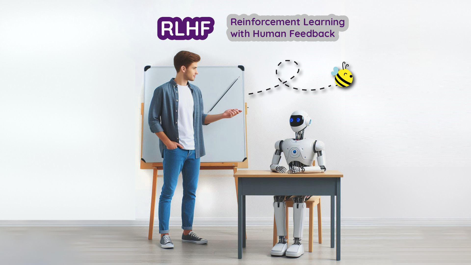 Il RLHF è il feedback dell'uomo nel processo di apprendimento automatico degli Agenti di Intelligenza Artificiale